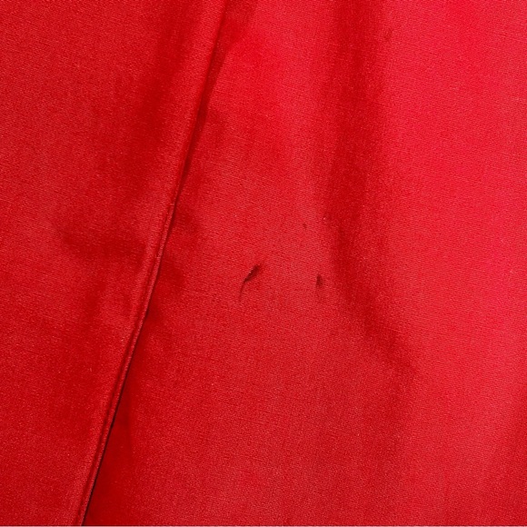 Vintage Burberrys’ Red Trench Coat with Nova Check Lining – Made in England - Picture 8 of 9